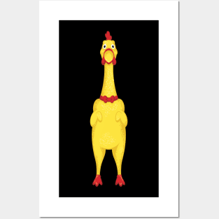 Rubber Chicken Toy Posters and Art